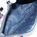 GUCCI GG Supreme Sherry Line Hand Bag PVC Navy Gold Red 39 02 040 Auth 142848-10