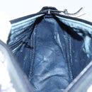 GUCCI GG Supreme Sherry Line Hand Bag PVC Navy Gold Red 39 02 040 Auth 142848-20