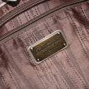 Salvatore Ferragamo Vala Shoulder Bag Leather Beige Gold Auth 142849-18