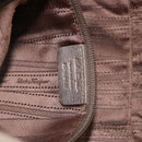 Salvatore Ferragamo Vala Shoulder Bag Leather Beige Gold Auth 142849-12