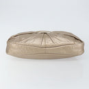 Salvatore Ferragamo Vala Shoulder Bag Leather Beige Gold Auth 142849-5