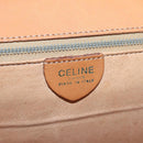 CELINE Macadam Canvas Hand Bag PVC Leather Brown Gold Auth 142852-20