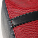 LOUIS VUITTON Epi Petit Noe Shoulder Bag Bicolor Black Red M44017 LV Auth 142857-17