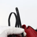 LOUIS VUITTON Epi Petit Noe Shoulder Bag Bicolor Black Red M44017 LV Auth 142857-10