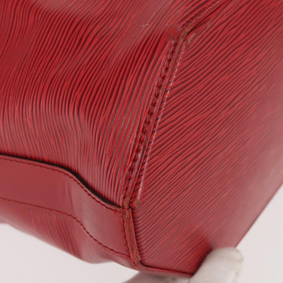 LOUIS VUITTON Epi Sac Depaule GM Shoulder Bag Red M80197 LV Auth 142859
