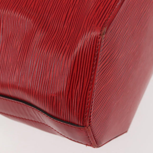 LOUIS VUITTON Epi Sac Depaule GM Shoulder Bag Red M80197 LV Auth 142859