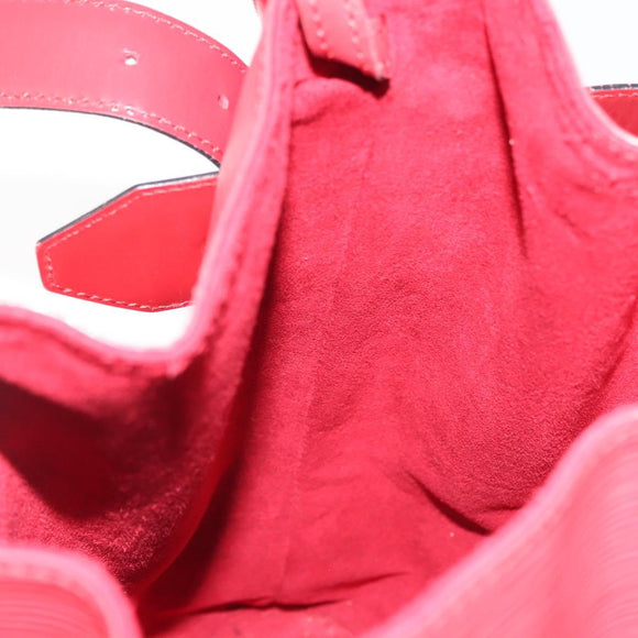 LOUIS VUITTON Epi Sac Depaule GM Shoulder Bag Red M80197 LV Auth 142859