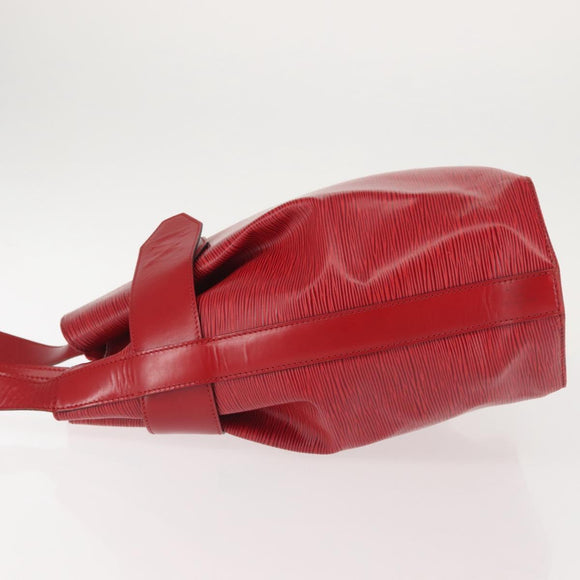 LOUIS VUITTON Epi Sac Depaule GM Shoulder Bag Red M80197 LV Auth 142859