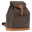 LOUIS VUITTON Monogram Montsouris GM Backpack M51135 LV Auth 142860-1