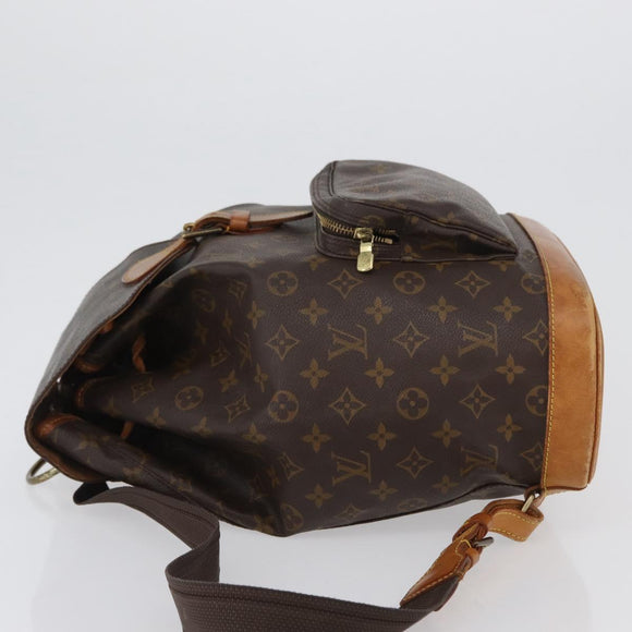 LOUIS VUITTON Monogram Montsouris GM Backpack M51135 LV Auth 142860