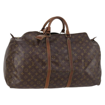 LOUIS VUITTON Monogram Keepall 55 Boston Bag M41424 LV Auth 142862