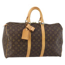LOUIS VUITTON Monogram Keepall 45 Boston Bag M41428 LV Auth 142863-1