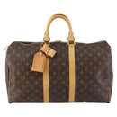 LOUIS VUITTON Monogram Keepall 45 Boston Bag M41428 LV Auth 142863-2