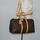 LOUIS VUITTON Monogram Keepall 45 Boston Bag M41428 LV Auth 142863-22