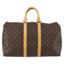 LOUIS VUITTON Monogram Keepall 45 Boston Bag M41428 LV Auth 142863-3