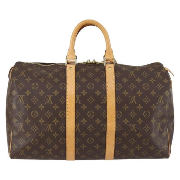 LOUIS VUITTON Monogram Keepall 45 Boston Bag M41428 LV Auth 142863