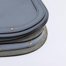 Chloe Nile Hand Bag Leather 2way Light Blue Gold Auth 142867-16