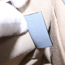 Chloe Nile Hand Bag Leather 2way Light Blue Gold Auth 142867-12