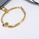 Chloe Nile Hand Bag Leather 2way Light Blue Gold Auth 142867-7