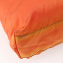 PRADA Tote Bag Nylon Orange Silver Auth 142868-17