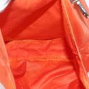 PRADA Tote Bag Nylon Orange Silver Auth 142868-11