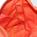 PRADA Tote Bag Nylon Orange Silver Auth 142868-20