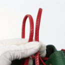 LOUIS VUITTON Epi Petit Noe Shoulder Bag Bicolor Green Red M44147 LV Auth 142869-10