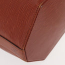 LOUIS VUITTON Epi Sac Depaule GM Shoulder Bag Brown M80193 LV Auth 142870-14
