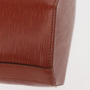 LOUIS VUITTON Epi Sac Depaule GM Shoulder Bag Brown M80193 LV Auth 142870-16