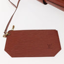 LOUIS VUITTON Epi Sac Depaule GM Shoulder Bag Brown M80193 LV Auth 142870-19