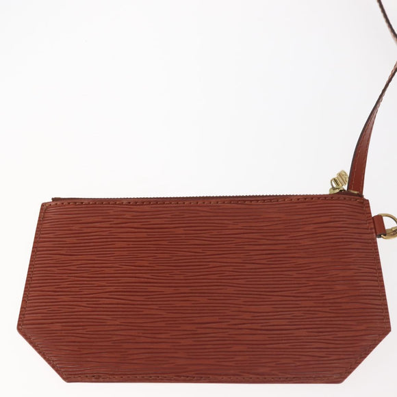 LOUIS VUITTON Epi Sac Depaule GM Shoulder Bag Brown M80193 LV Auth 142870