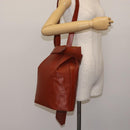 LOUIS VUITTON Epi Sac Depaule GM Shoulder Bag Brown M80193 LV Auth 142870-22