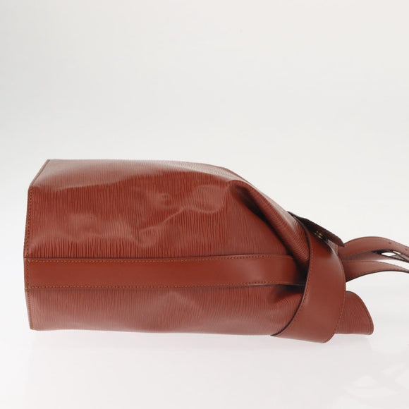 LOUIS VUITTON Epi Sac Depaule GM Shoulder Bag Brown M80193 LV Auth 142870