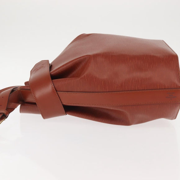 LOUIS VUITTON Epi Sac Depaule GM Shoulder Bag Brown M80193 LV Auth 142870