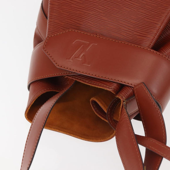 LOUIS VUITTON Epi Sac Depaule GM Shoulder Bag Brown M80193 LV Auth 142870