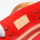 LOUIS VUITTON Monogram Vernis Reade PM Hand Bag Red Rouge M91088 LV Auth 142871-19