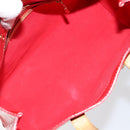 LOUIS VUITTON Monogram Vernis Reade PM Hand Bag Red Rouge M91088 LV Auth 142871-11