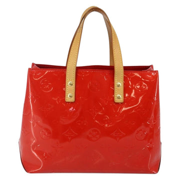 LOUIS VUITTON Monogram Vernis Reade PM Hand Bag Red Rouge M91088 LV Auth 142871 - 0