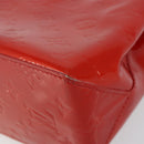 LOUIS VUITTON Monogram Vernis Reade PM Hand Bag Red Rouge M91088 LV Auth 142872-14