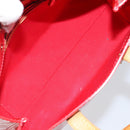 LOUIS VUITTON Monogram Vernis Reade PM Hand Bag Red Rouge M91088 LV Auth 142872-10
