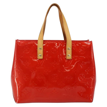 LOUIS VUITTON Monogram Vernis Reade PM Hand Bag Red Rouge M91088 LV Auth 142872 - 0