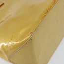 LOUIS VUITTON Monogram Vernis Reade PM Hand Bag Beige M91334 LV Auth 142873-14