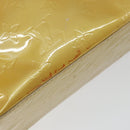 LOUIS VUITTON Monogram Vernis Reade PM Hand Bag Beige M91334 LV Auth 142873-10