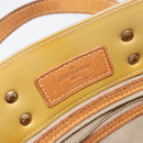 LOUIS VUITTON Monogram Vernis Reade PM Hand Bag Beige M91334 LV Auth 142873-18