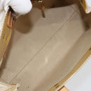 LOUIS VUITTON Monogram Vernis Reade PM Hand Bag Beige M91334 LV Auth 142873-11