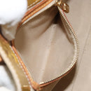 LOUIS VUITTON Monogram Vernis Reade PM Hand Bag Beige M91334 LV Auth 142873-21