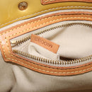 LOUIS VUITTON Monogram Vernis Reade PM Hand Bag Beige M91334 LV Auth 142873-12