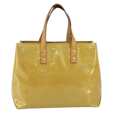 LOUIS VUITTON Monogram Vernis Reade PM Hand Bag Beige M91334 LV Auth 142873 - 0