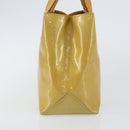 LOUIS VUITTON Monogram Vernis Reade PM Hand Bag Beige M91334 LV Auth 142873-4