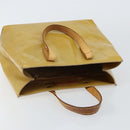 LOUIS VUITTON Monogram Vernis Reade PM Hand Bag Beige M91334 LV Auth 142873-6